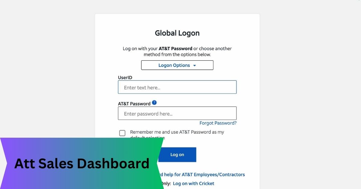 Att Sales Dashboard