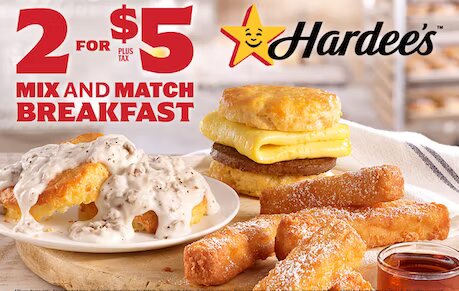 Popular Hardee’s Breakfast Menu Items