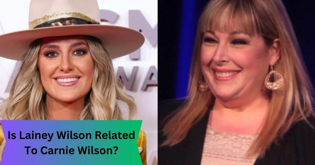 Is Lainey Wilson Related To Carnie Wilson?