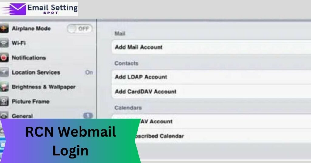 RCN Webmail Login